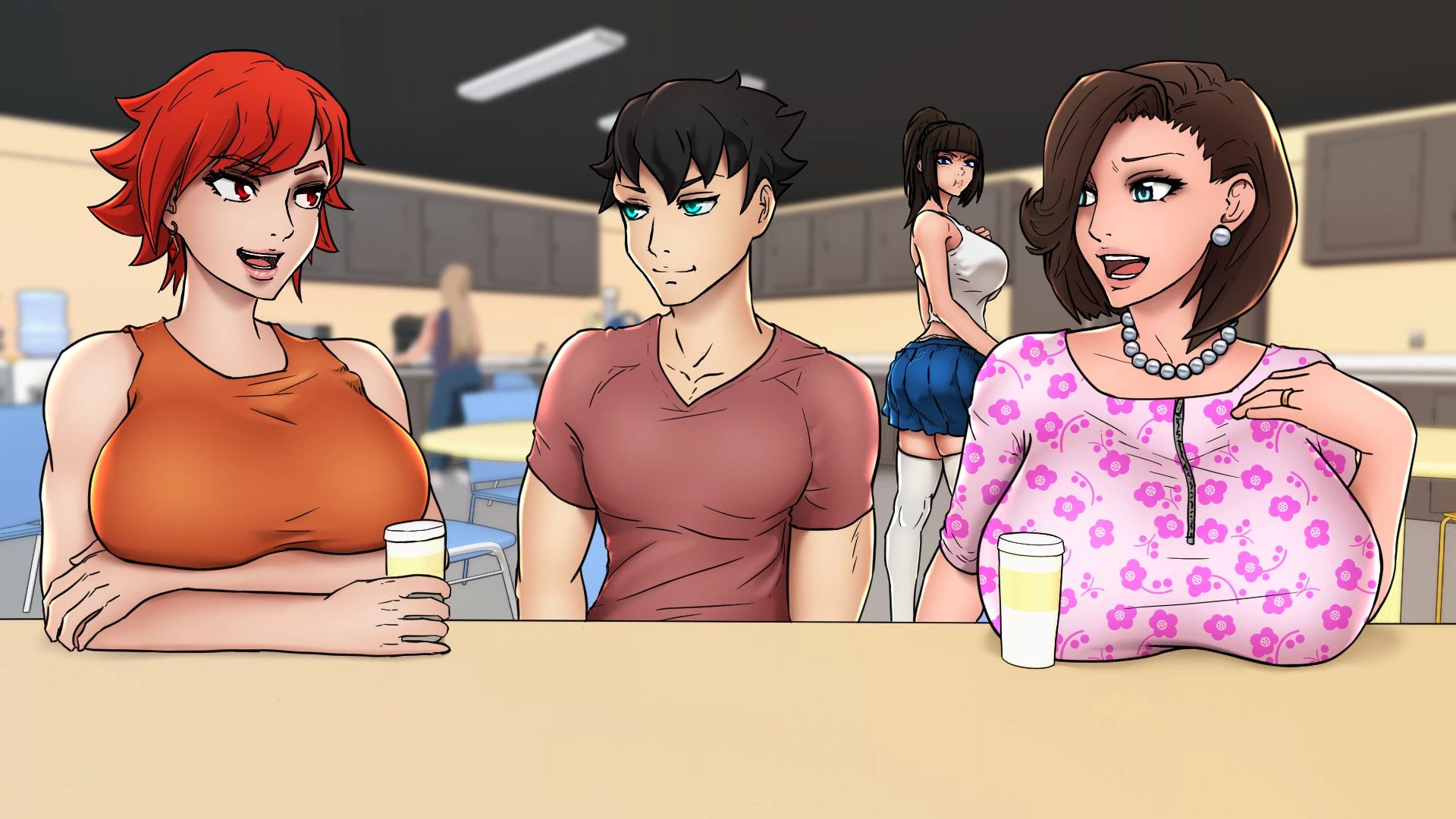 【欧美2D/汉化/动态】与女神一起被隔离 V0.3.0 汉化版【PC+安卓/700M】 畅玩游戏 预览第2张